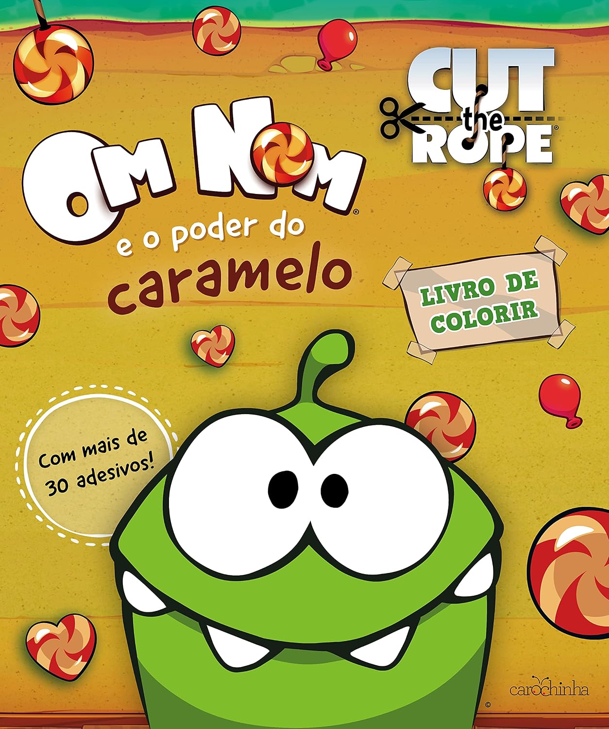 Om Nom e o poder do caramelo: Colorir baixar o livro de graça