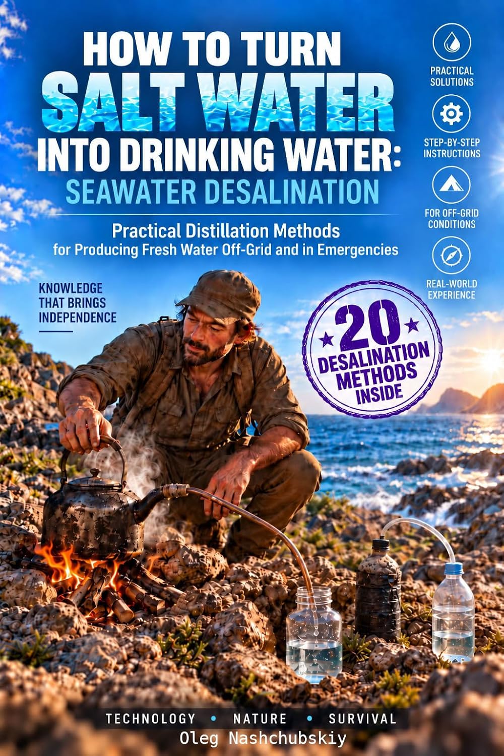 capítulo por capítulo baixar How to Turn Salt Water into Drinking Water: Seawater Desalination: Practical Distillation Methods for Producing Fresh Water Off-Grid and in Emergencies ([EN] Real Survival Manual) (English Edition)