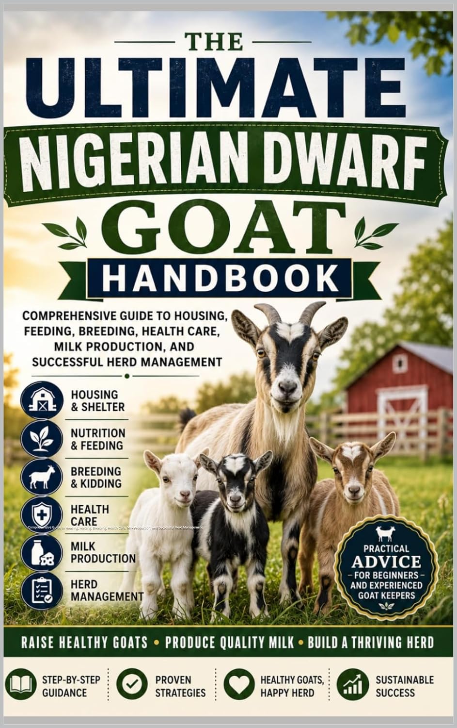 capítulo por capítulo baixar The Ultimate Nigerian Dwarf Goat Handbook: Comprehensive Guide to Housing, Feeding, Breeding, Health Care, Milk Production, and Successful Herd Management (English Edition)