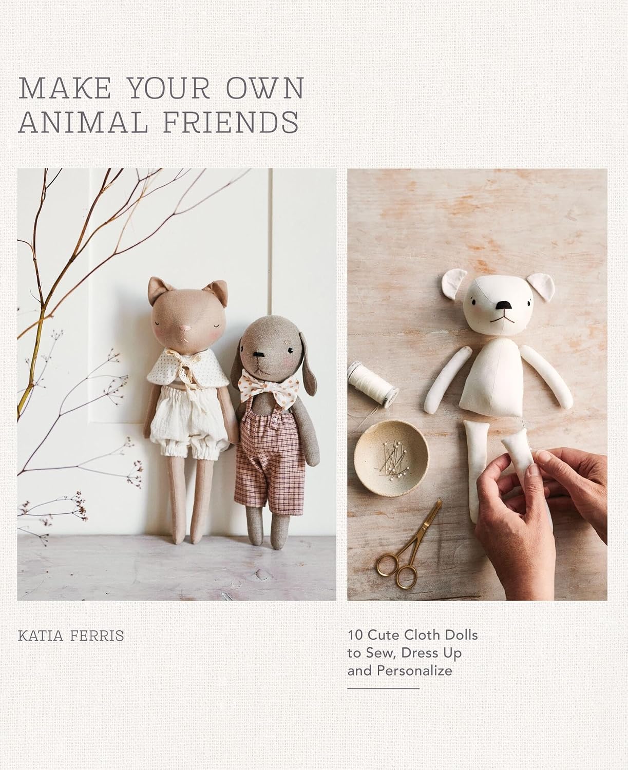 Make Your Own Animal Friends: 10 Cute Cloth Dolls to Sew, Dress Up and Personalize baixar o livro de graça