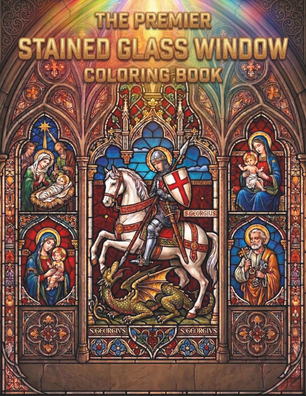 capítulo por capítulo baixar THE PREMIER STAINED GLASS WINDOW COLORING BOOK: INTENSE DESIGNS FOR ALL AGES - ADULT & KIDS COLORING BOOK (THE PREMIER COLORING BOOK)