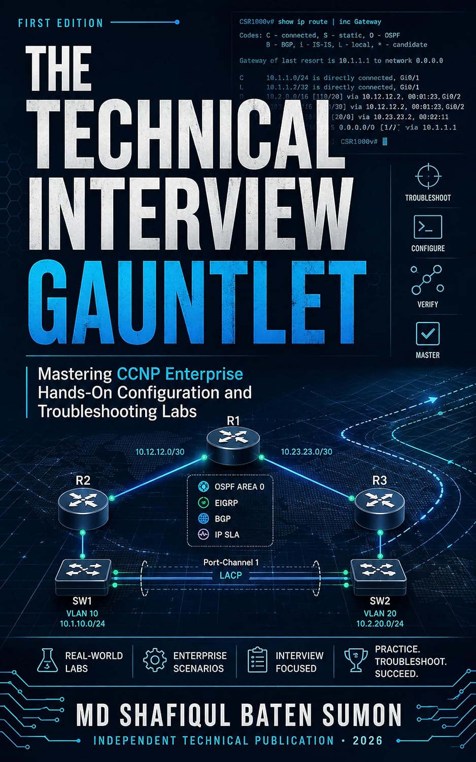 capítulo por capítulo baixar The Technical Interview Gauntlet: Mastering CCNP Enterprise Hands-On Configuration and Troubleshooting Labs (Cisco Certification Made Simple Book 3) (English Edition)
