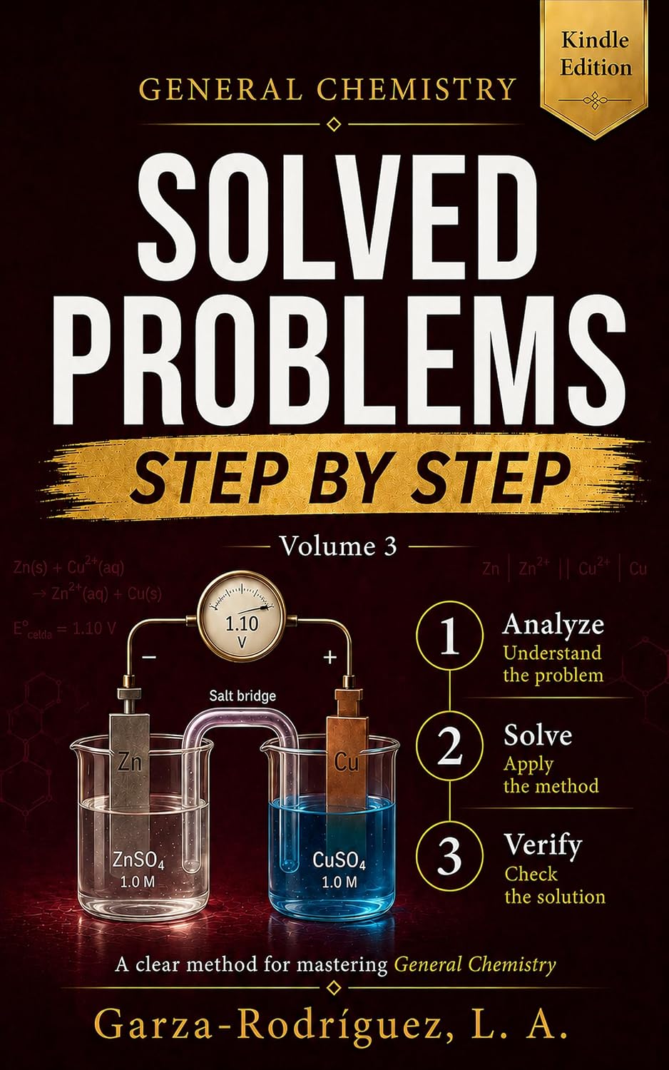 ler totalmente General Chemistry: Solved Problems Step by Step: Intermolecular Forces, Liquids and Solids, Gases, Thermochemistry, Acids and Bases, and Electrochemistry... Step-by-Step Book 3) (English Edition)