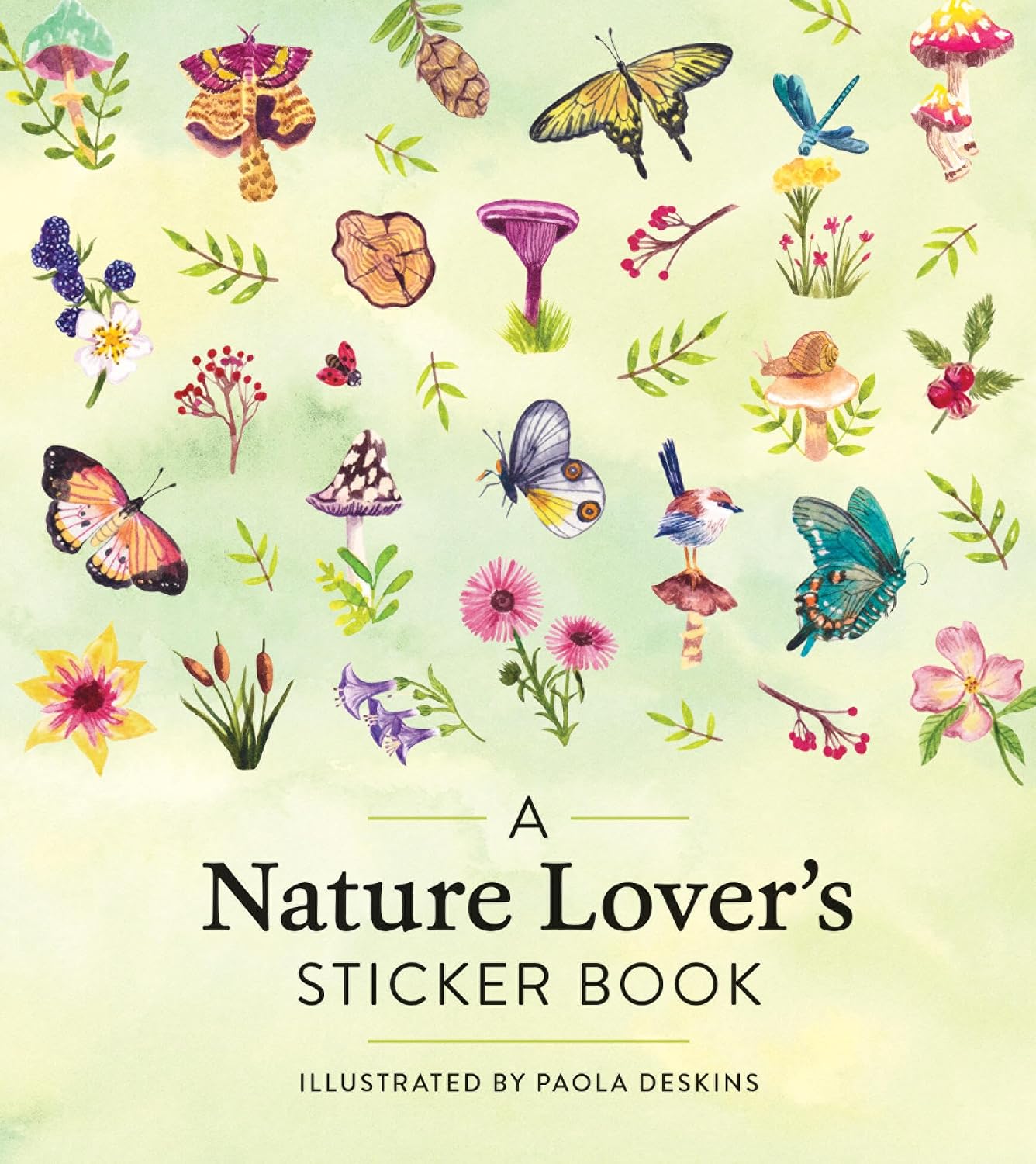 ler totalmente A Nature Lover's Sticker Book