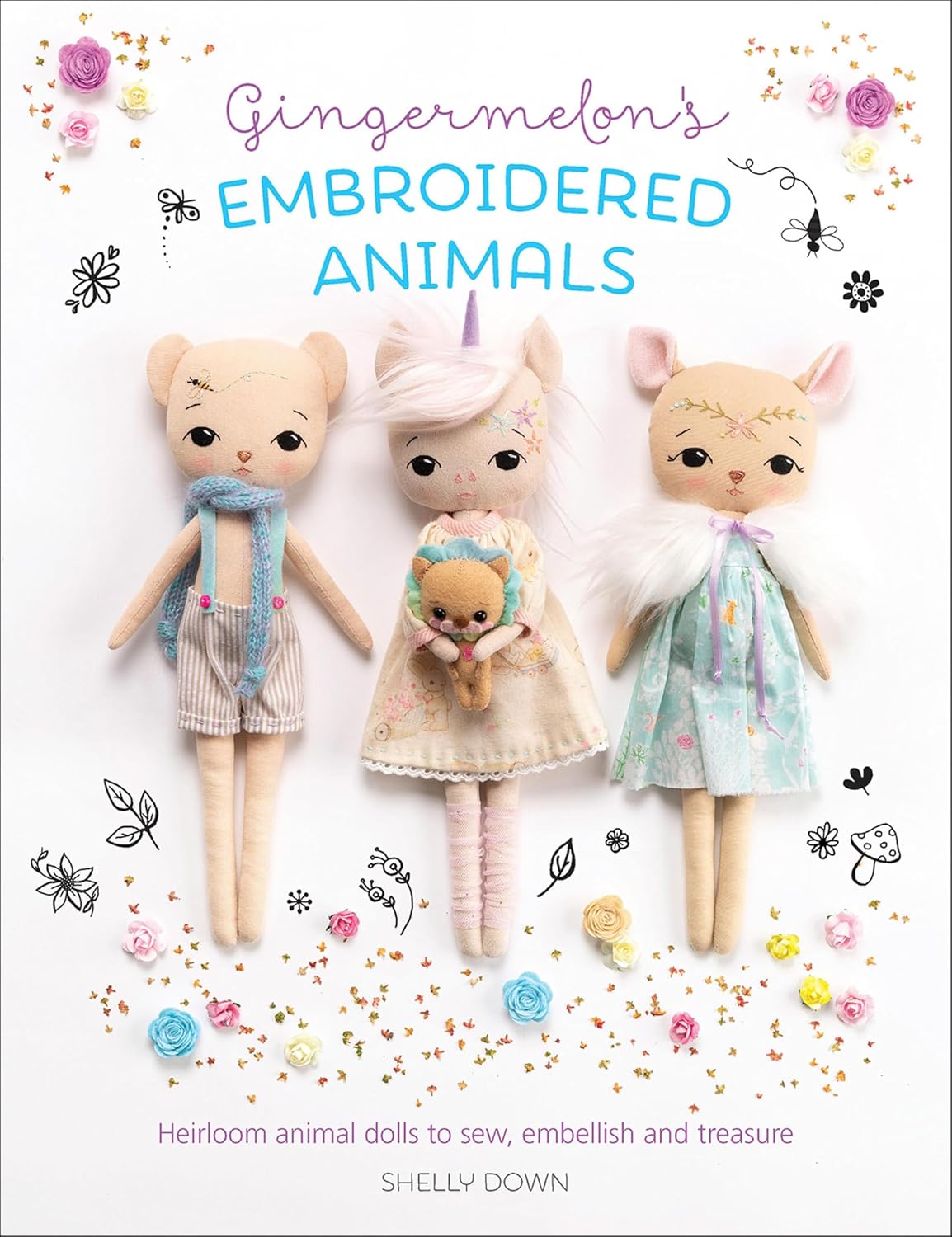 capítulo por capítulo baixar Gingermelon's Embroidered Animals: Heirloom Animal Dolls to Sew, Embellish and Treasure (English Edition)