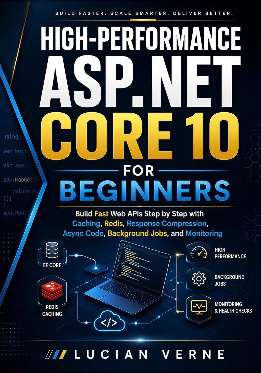 ler totalmente High-Performance ASP.NET Core 10 for Beginners: Build Fast Web APIs Step by Step with Caching, Redis, Response Compression, Async Code, Background Jobs, and Monitoring (English Edition)