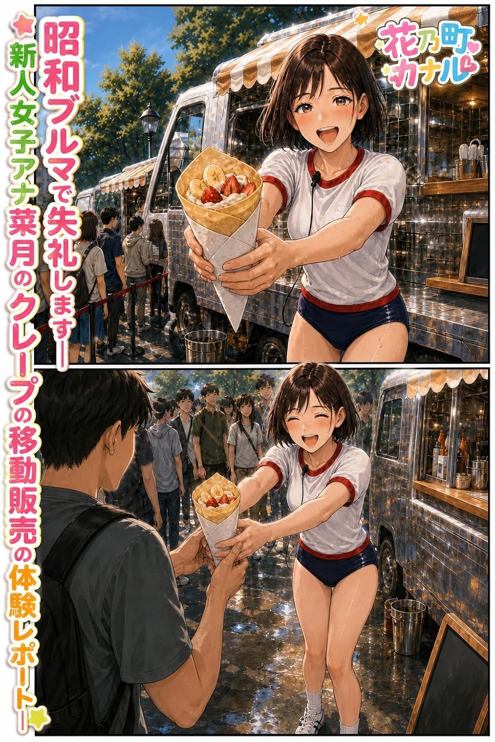 Excuse me for my Showa bloomers New female announcer Natsuki experience report on mobile crepe sales (Japanese Edition) baixar livro de graça