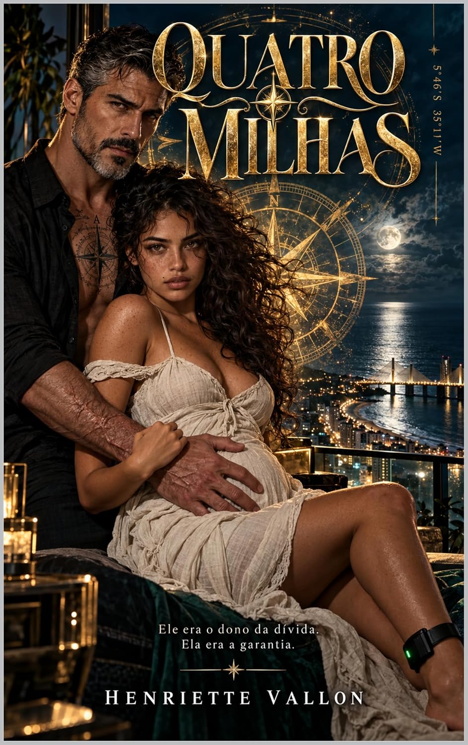 Quatro Milhas: Um Dark Romance de Máfia com Diferença de Idade, Pai da Melhor Amiga, Casamento Forçado e Gravidez Secreta