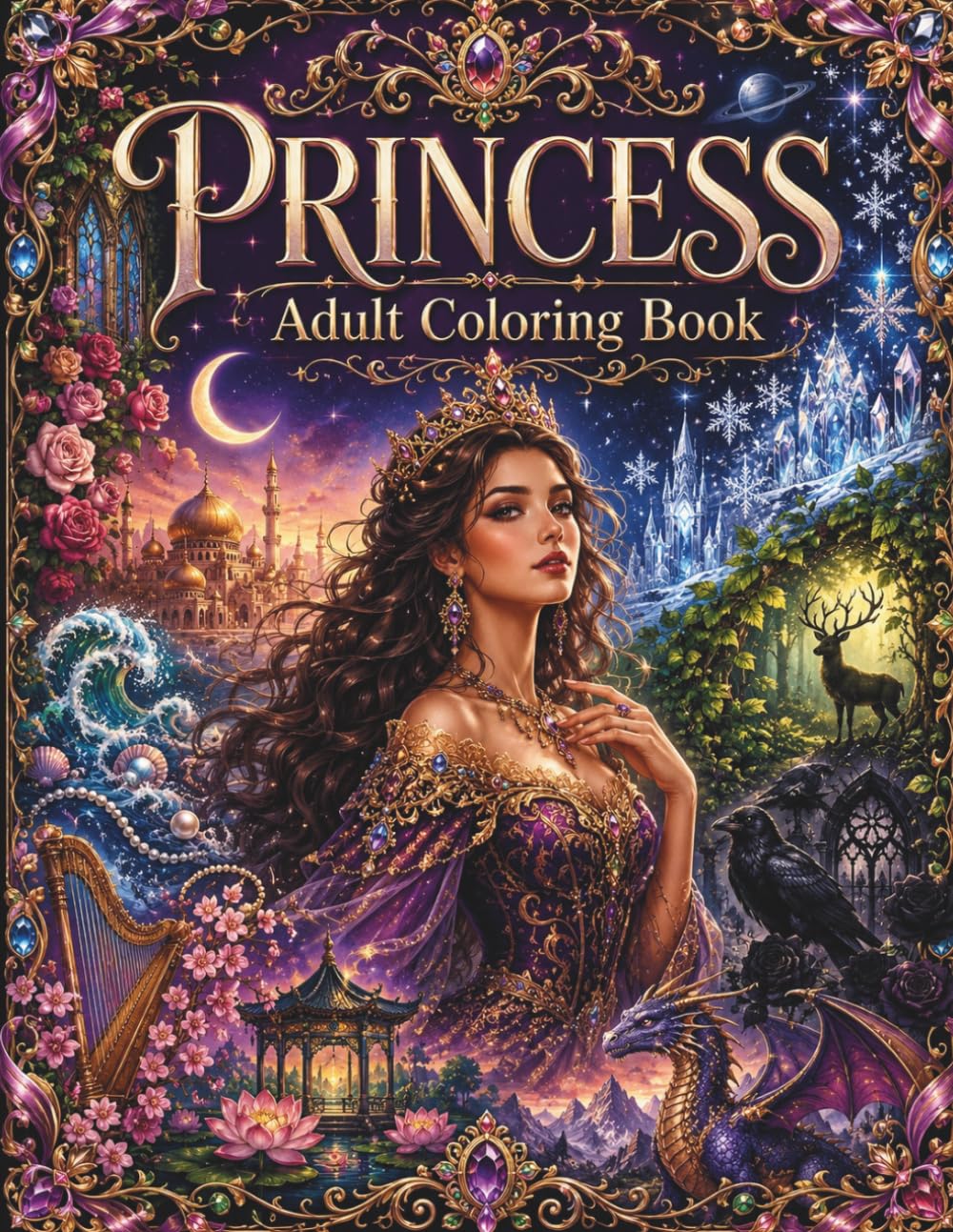 capítulo por capítulo baixar PRINCESS Adult Coloring Book