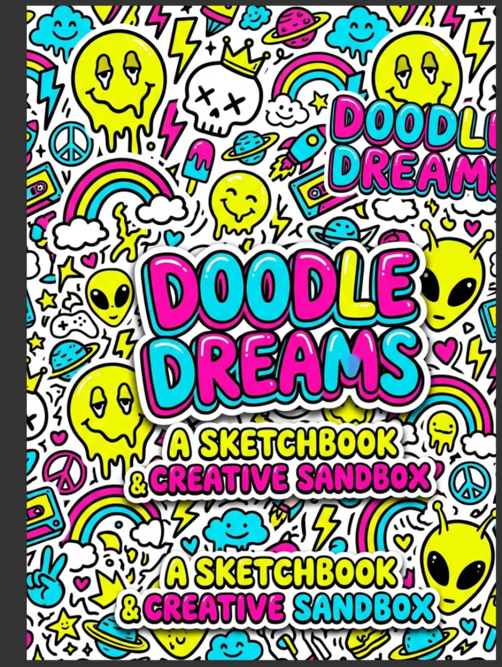 ler totalmente Doodle Dreams: The Ultimate Boredom Buster Sketchbook: 8.5x11 Blank Drawing Pad for Kids, Teens, and Aspiring Artists. | The Big Book of Doodles | A Creative Sandbox | A Guided Sketchbook for Artists