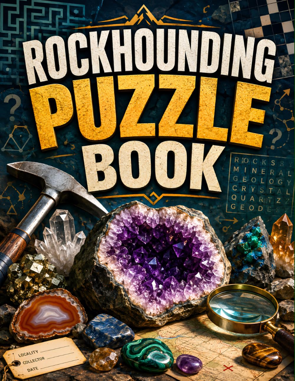 capítulo por capítulo baixar Rockhounding Puzzle Book: 100 Geology-Themed Brain Games for Adults, Seniors & Rock Collectors — Easy-to-Hard Challenges with a Complete Answer Key