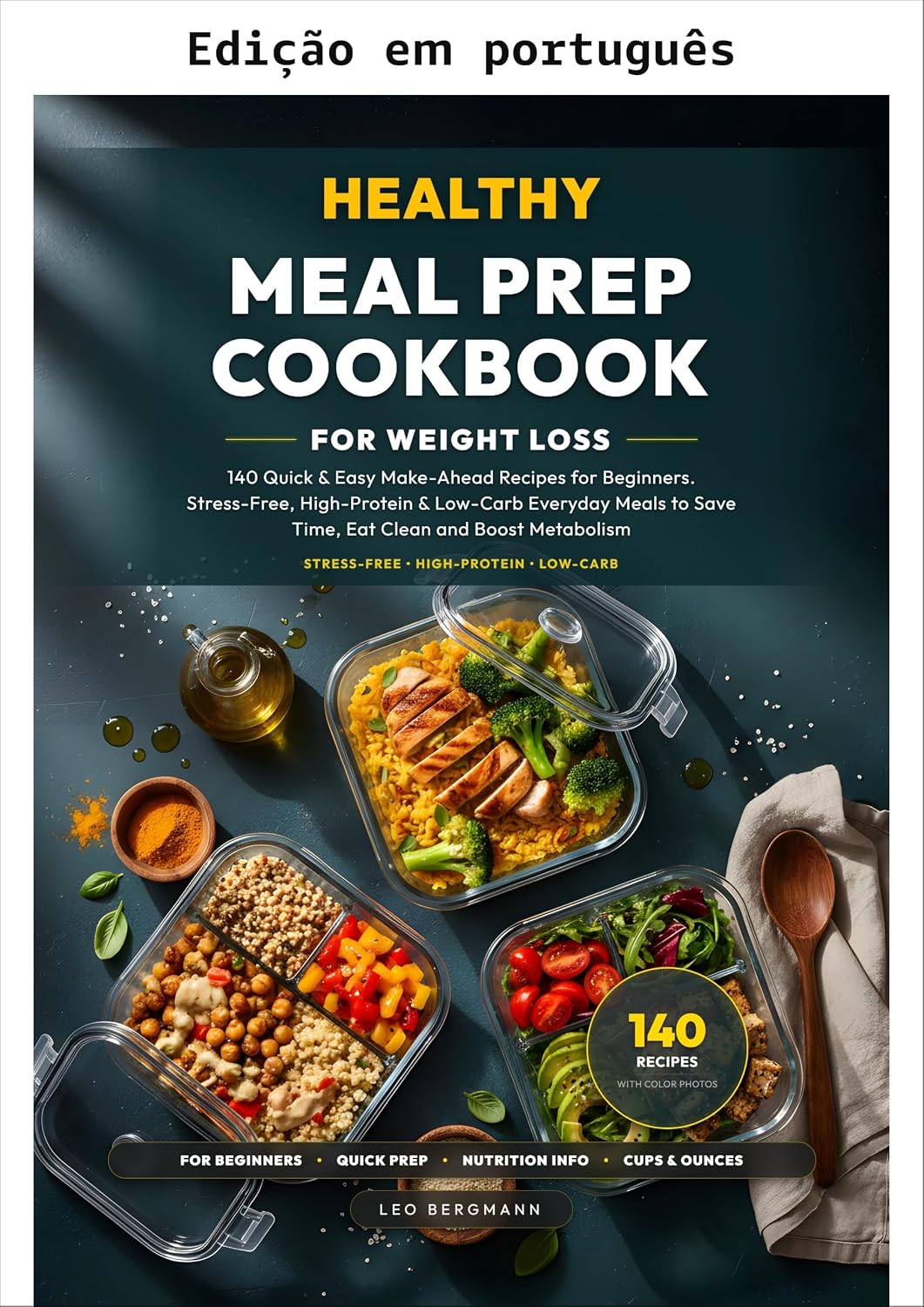Livro de receitas de meal prep saudável para emagrecimento (Comida de verdade, bem rápida) baixar livro de graça