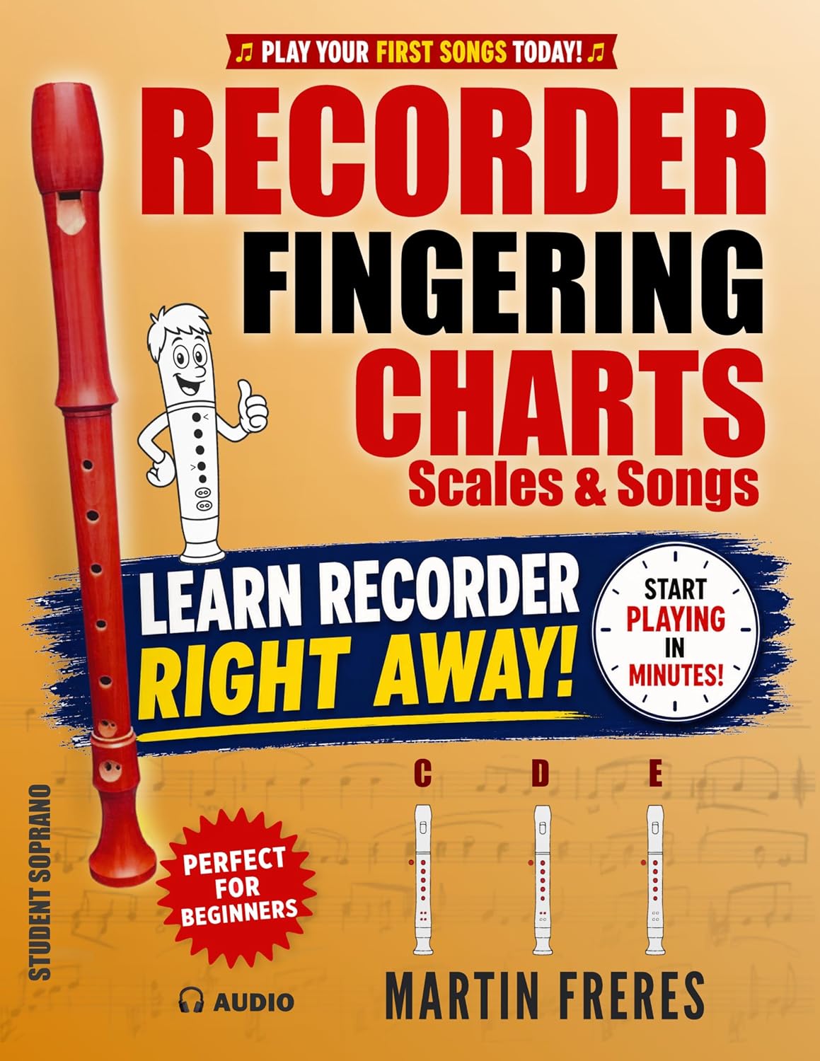 Recorder Fingering Charts: Scales & Songs Perfect for Beginners (English Edition) baixar o livro de graça