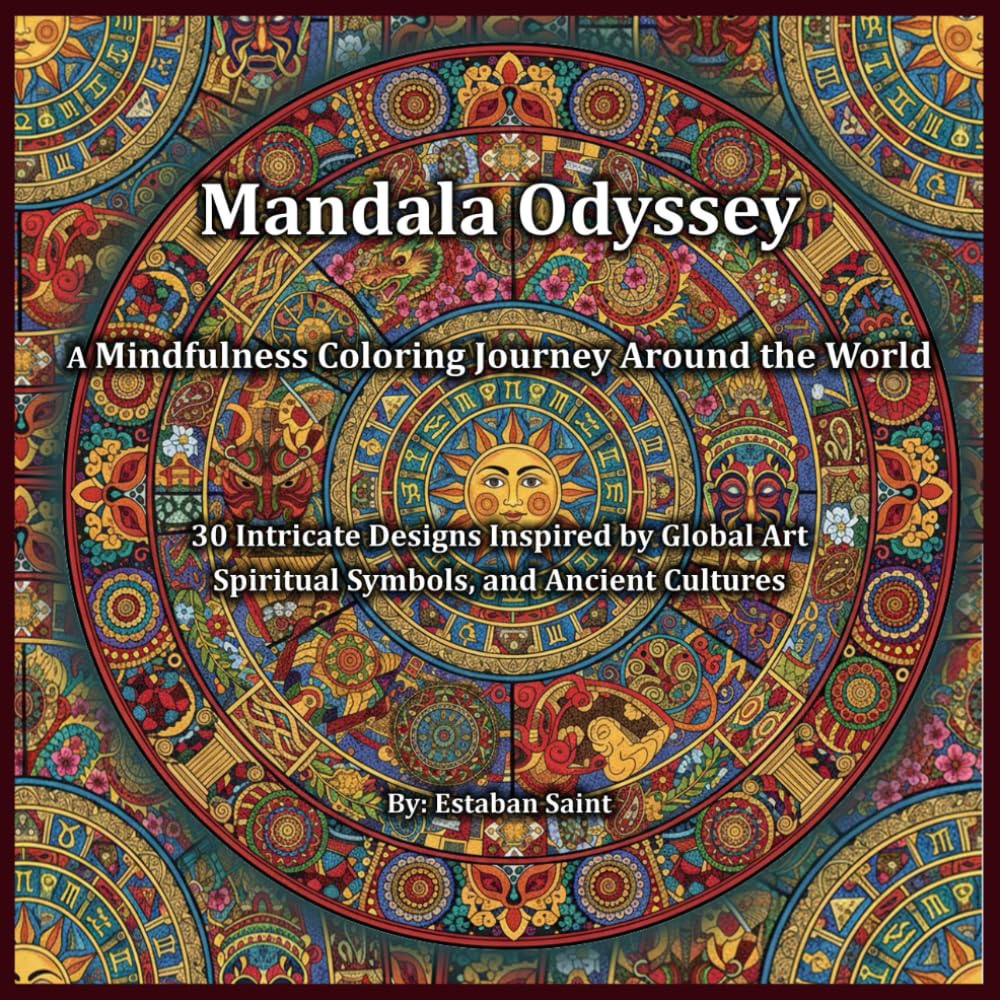 Mandala Odyssey: A Mindfulness Coloring Journey Around the World baixar o livro de graça