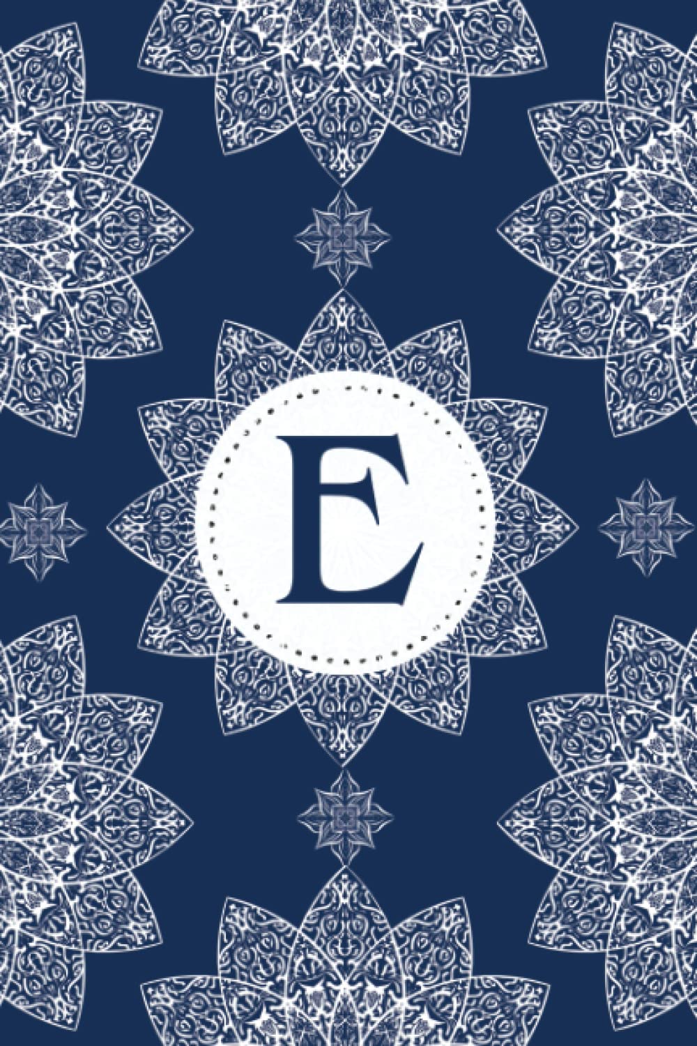 capítulo por capítulo baixar Vintage Aesthetic Background with Blue Mandala: Letter "E" Journal