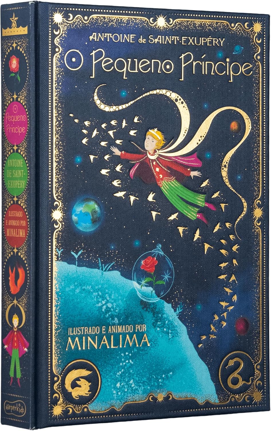 ler totalmente O Pequeno Príncipe – Edição de luxo comemorativa de 80 anos ilustrada e com elementos interativos do estúdio MinaLima