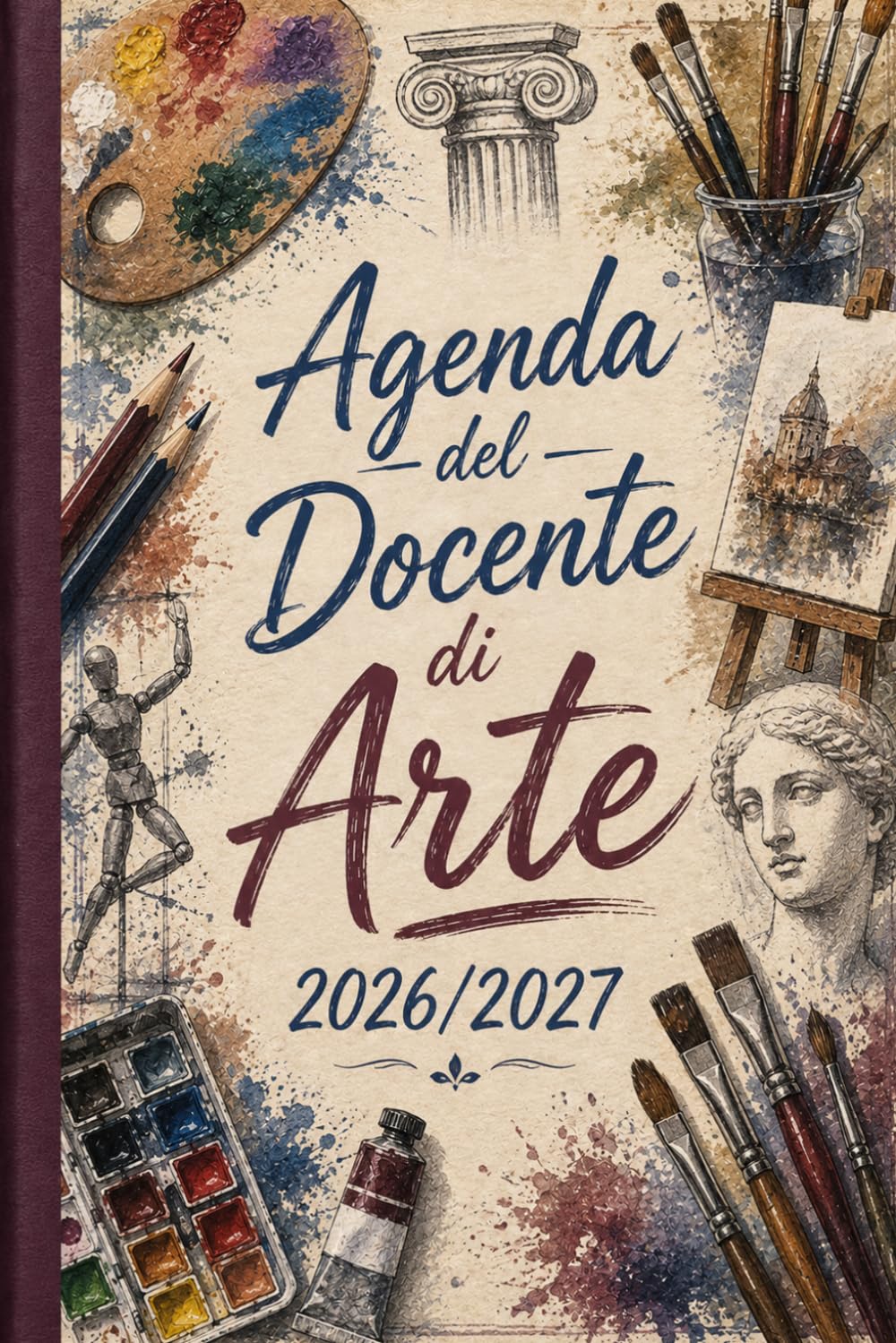 ler totalmente Agenda del Docente di Arte 2026/2027: Pianificatore dell’Attività Settimanale per Insegnanti |1 settimana... da sttembre 2026 a luglio 2027 | Regalo Docente di Arte | Formato A5 (Italian Edition)
