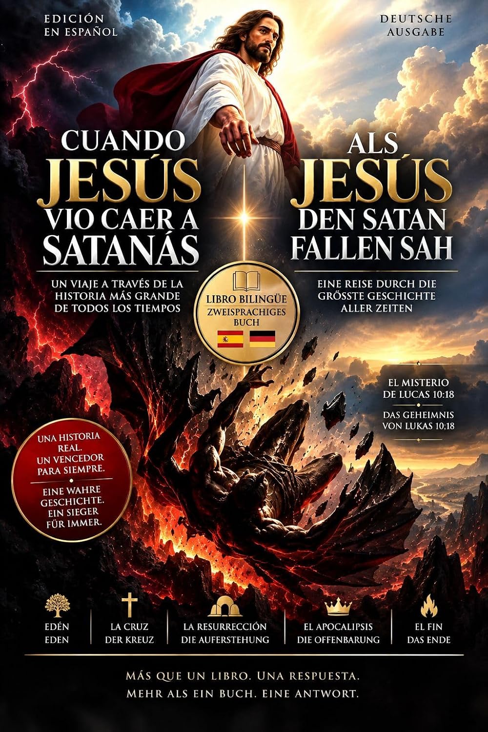 ler totalmente CUANDO JESÚS VIO CAER A SATANÁS: La misteriosa caída de Satanás, la batalla invisible y la victoria definitiva de Cristo (Spanish Edition)