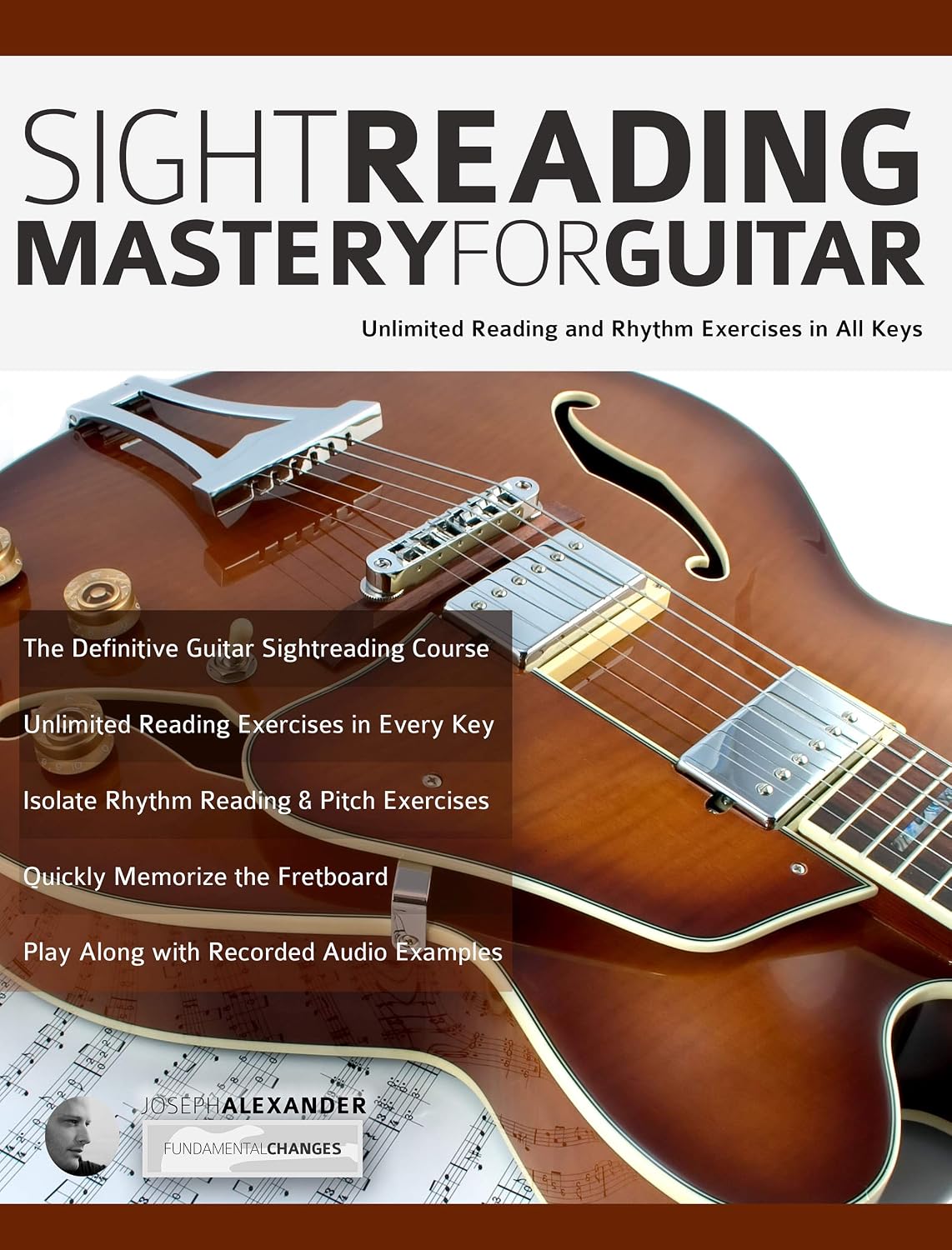 ler totalmente Sight Reading Mastery for Guitar: Unlimited reading and rhythm exercises in all keys (Learn guitar theory and technique) (English Edition)