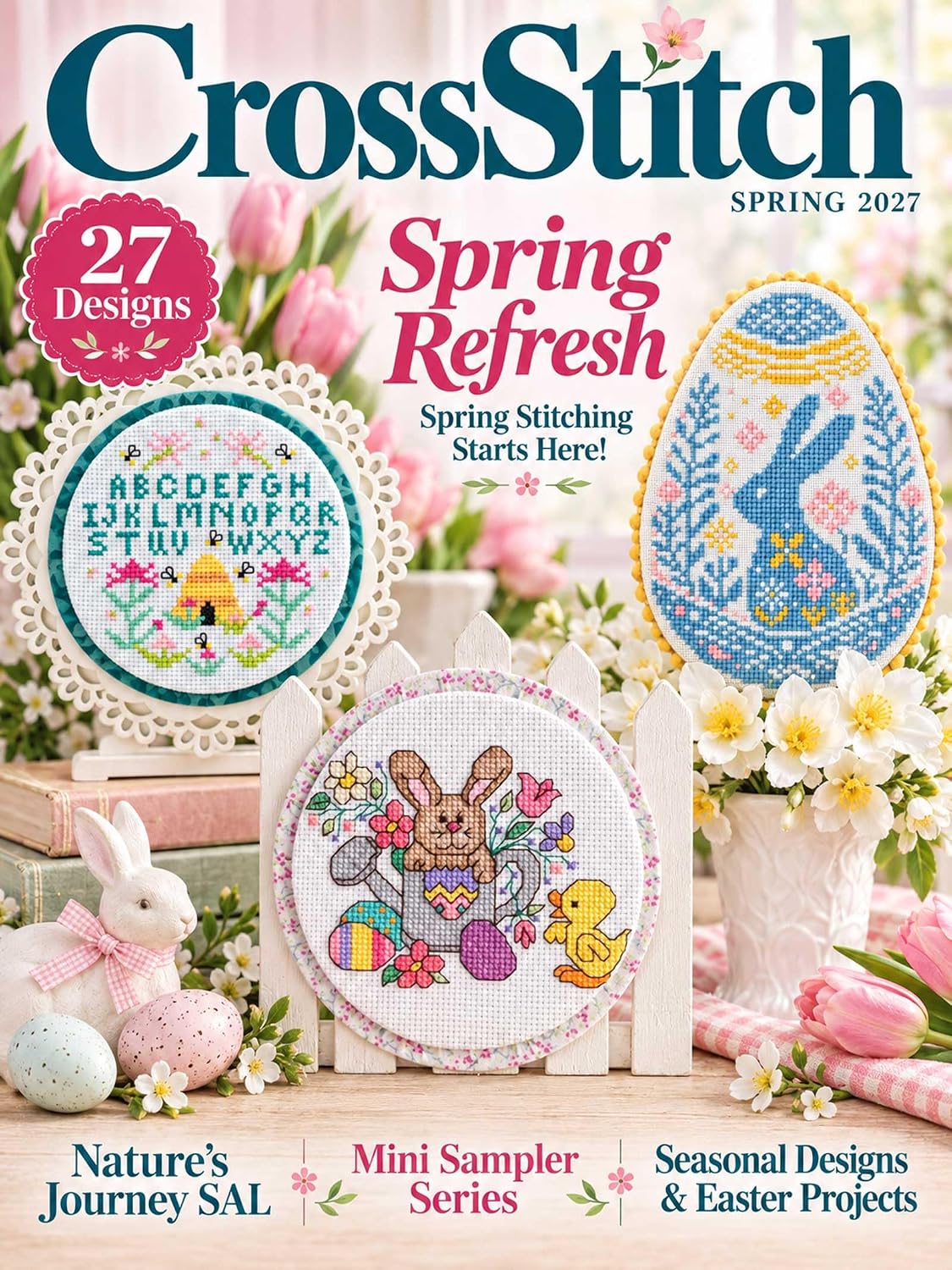 CrossStitch Spring 2027: 27 Designs, Spring Stitching Starts Here! Spring Refresh, Nature’s Journey SAL, Mini Sampler Series, Seasonal Designs & Easter Projects (English Edition) baixar livro de graça