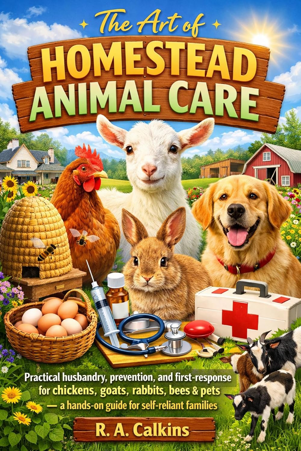 ler totalmente The Art of Homestead Animal Care: Practical husbandry, prevention, and first-response for chickens, goats, rabbits, bees & pets — a hands-on guide for self-reliant families (English Edition)