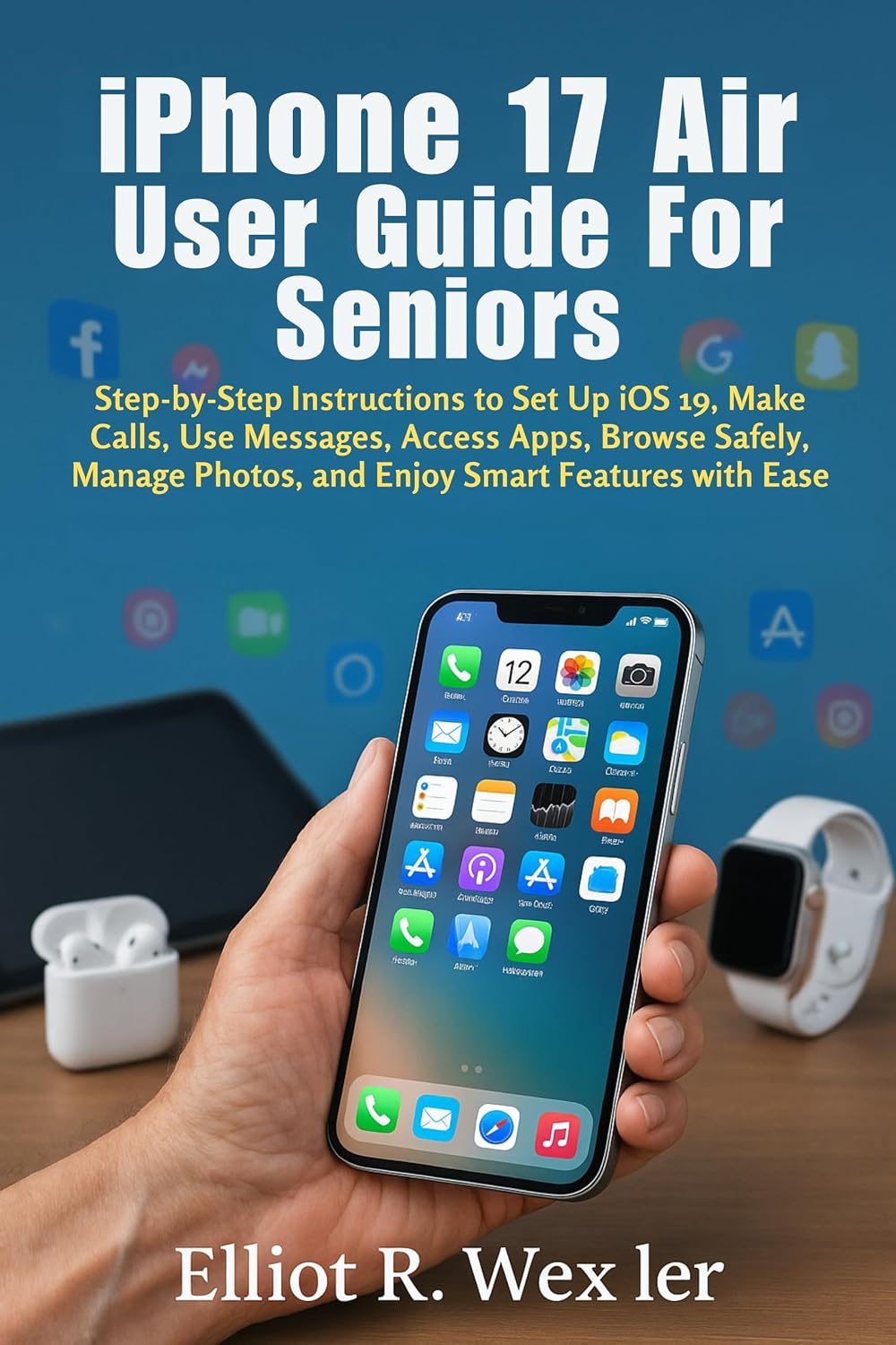 capítulo por capítulo baixar iPhone 17 Air User Guide for Seniors: Step-by-Step Instructions to Set Up iOS 19, Make Calls, Use Messages, Access Apps, Browse Safely, Manage Photos,... for Seniors and beginners) (English Edition)