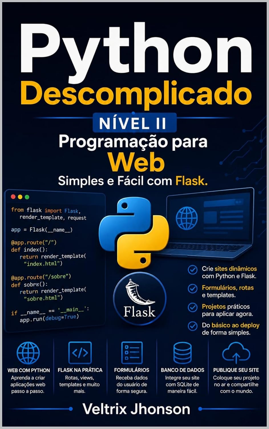 capítulo por capítulo baixar Python Descomplicado Nível II: Programação para Web Simples e Fácil com Flask