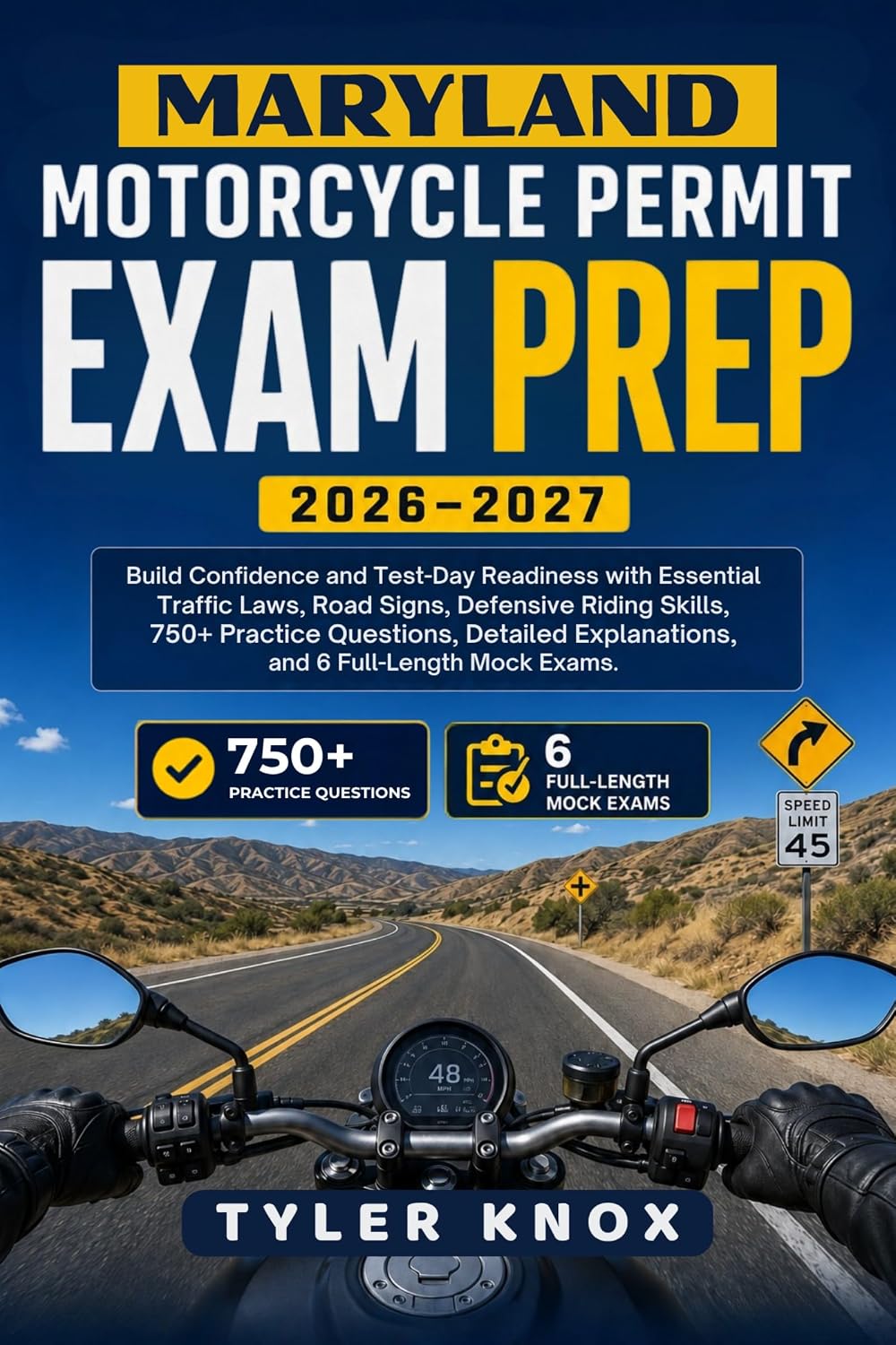 capítulo por capítulo baixar MARYLAND MOTORCYCLE PERMIT EXAM PREP 2026–2027: Build Confidence and Test-Day Readiness with Essential Traffic Laws, Road Signs, Defensive Riding Skills,... 6 Full-Length Mock Exams. (English Edition)