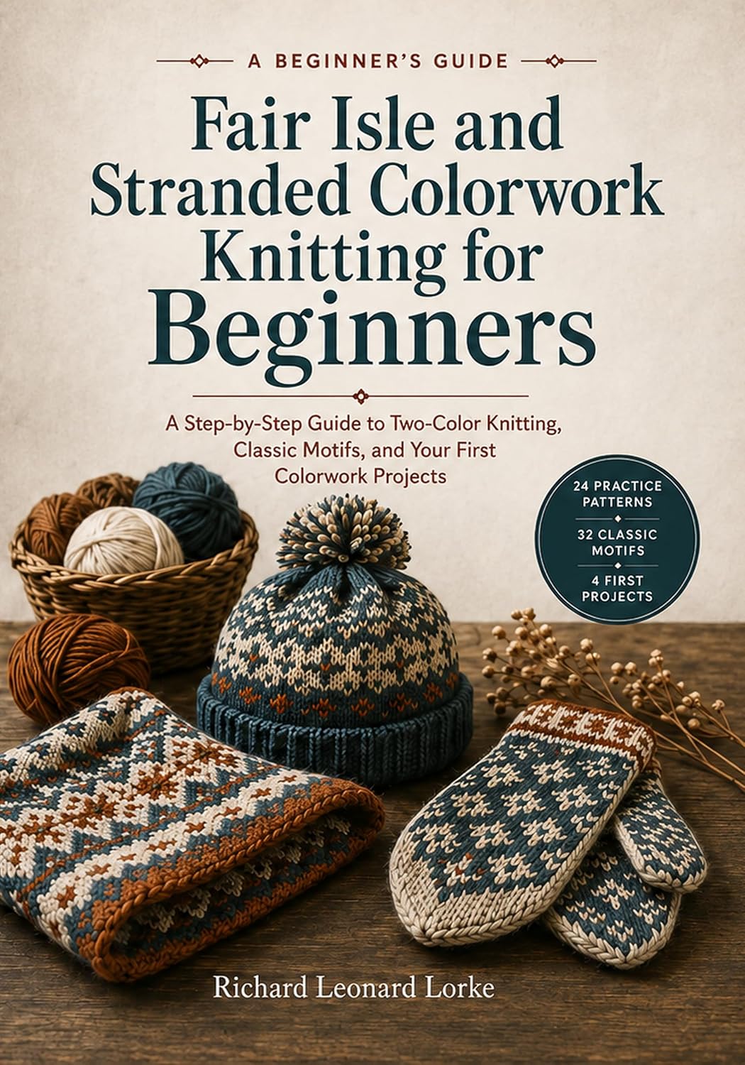 Fair Isle and Stranded Colorwork Knitting for Beginners: A Step-by-Step Guide to Two-Color Knitting, Classic Motifs, and Your First Colorwork Projects (English Edition) baixar o livro de graça
