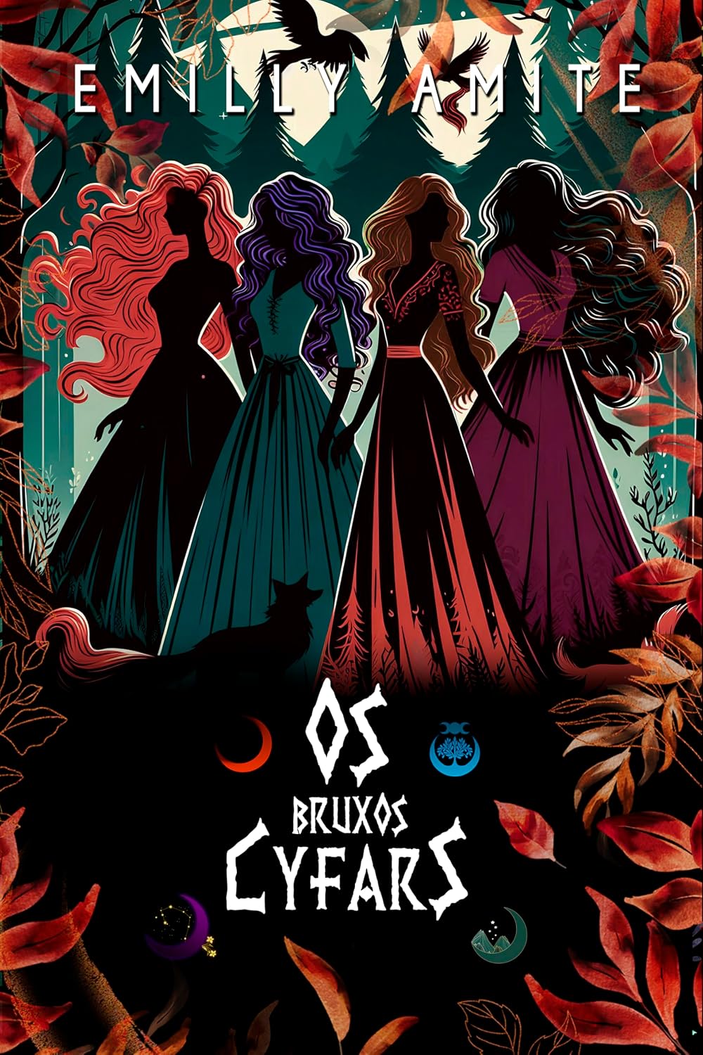 Os bruxos Cyfar: O rito da Lua de Sangue, O espelho Negro de Dracken, Nascida da Lua e das estrelas e Vale de Ossos e Escamas (Cyfars) baixar livro de graça