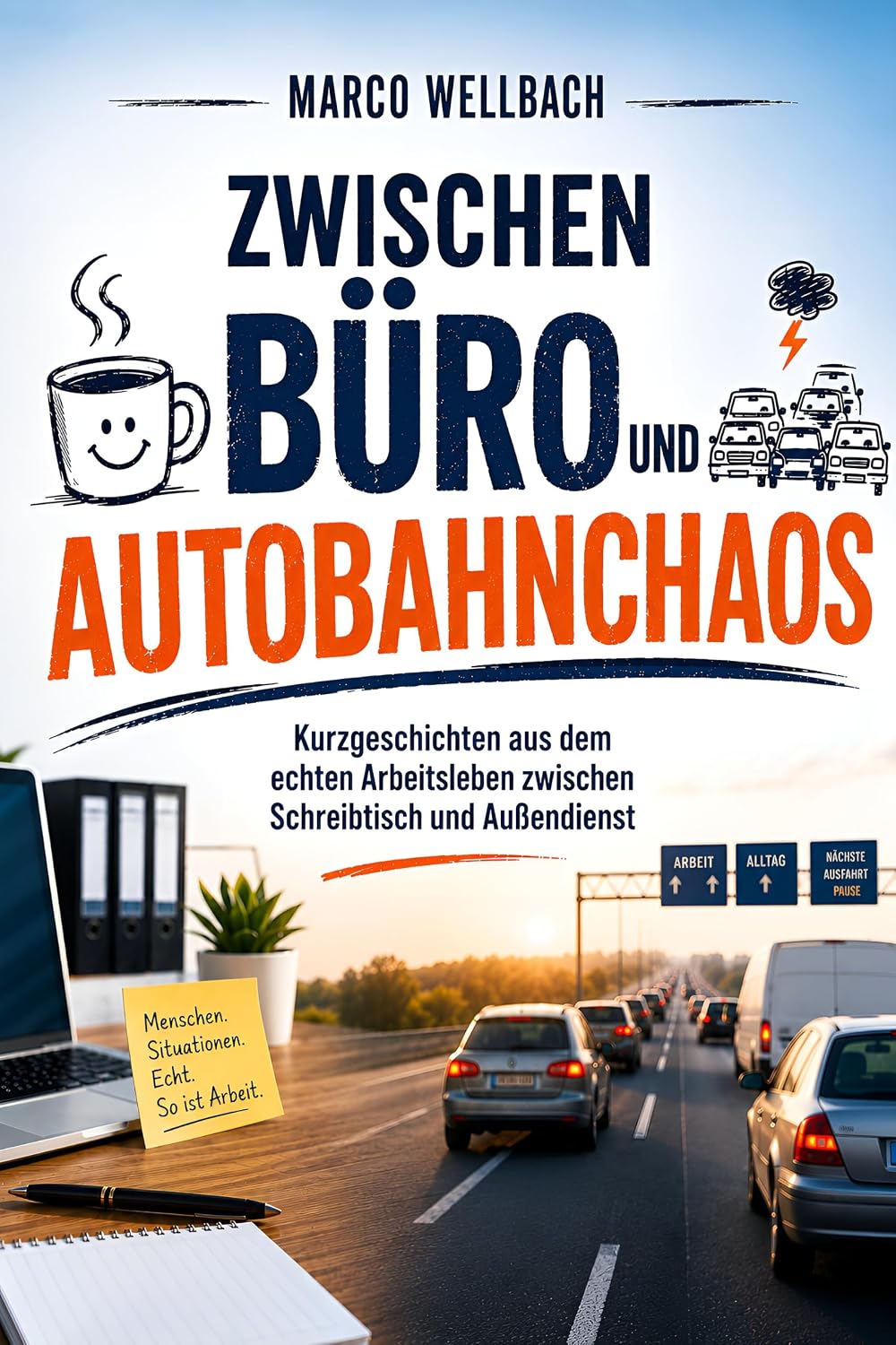 ler totalmente Zwischen Büro und Autobahnchaos: Kurzgeschichten aus dem echten Arbeitsleben zwischen Schreibtisch und Außendienst (German Edition)