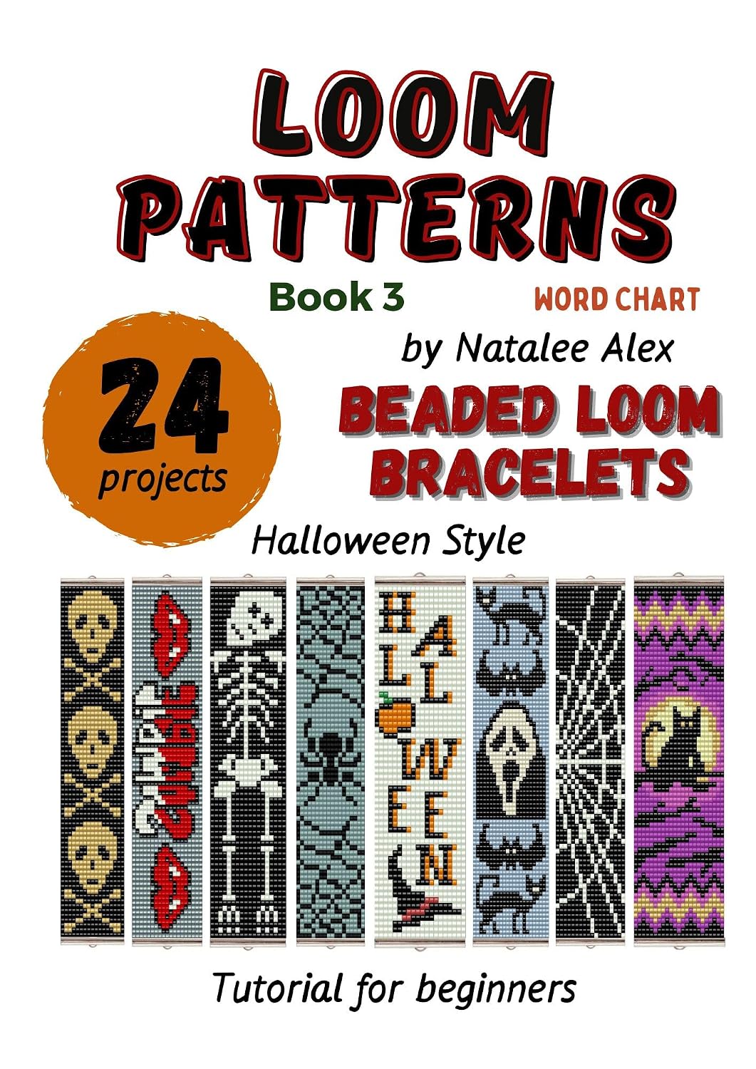 capítulo por capítulo baixar Beaded Loom Bracelet Patterns: 24 Easy Designs with Step-by-Step Instructions: Beading Patterns for Beginners Halloween style Bat Black cat Pumpkin Ghost... beading patterns Book 2) (English Edition)