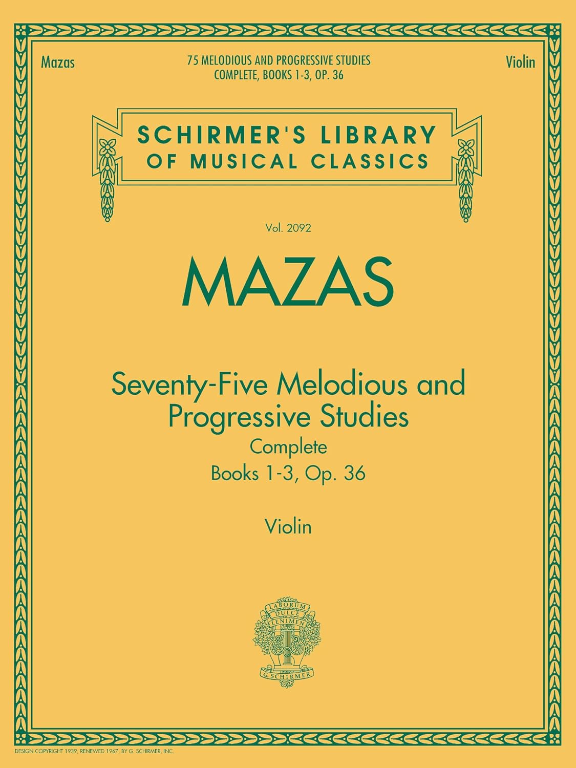 75 Melodious and Progressive Studies Complete, Op. 36: Schirmer's Library of Musical Classics, Vol. 2092: Schirmer Library of Classics Volume 2092 baixar o livro de graça