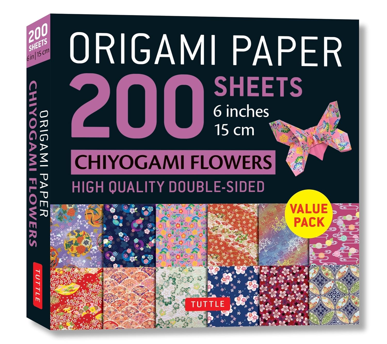 Origami Paper 200 Sheets Chiyogami Flowers 6 (15 CM): Tuttle Origami Paper: Double Sided Origami Sheets Printed with 12 Different Designs (Instructions for 5 Projects Included) baixar o livro de graça