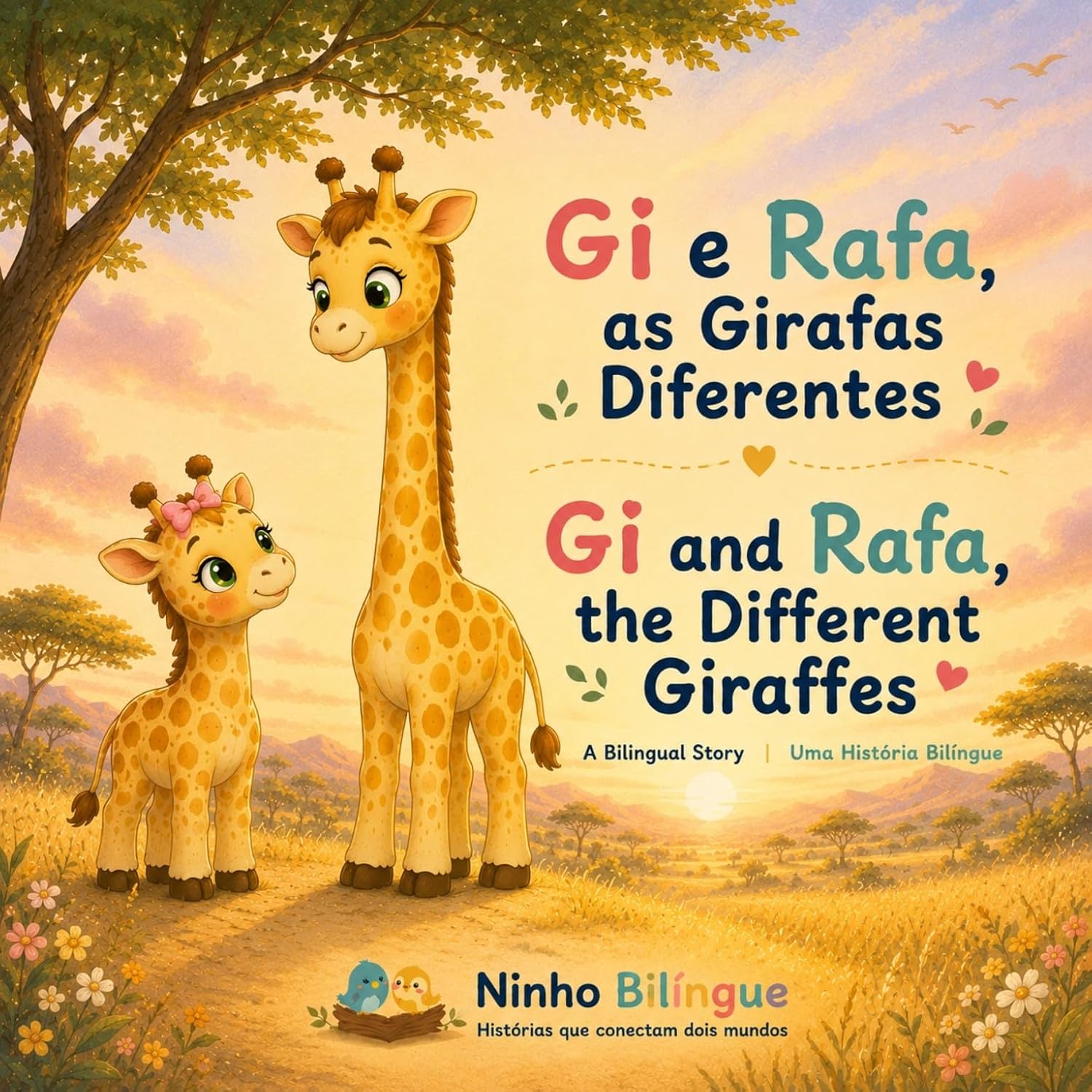 Gi e Rafa, As Girafas Diferentes - Gi and Rafa, The Different Giraffes (Animais pelo Mundo) baixar o livro de graça