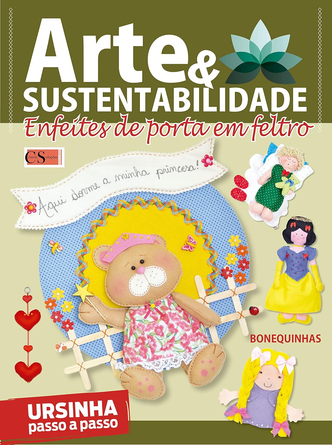 Arte e Sustentabilidade Ed. 24 - Enfeites de porta em feltro baixar o livro de graça