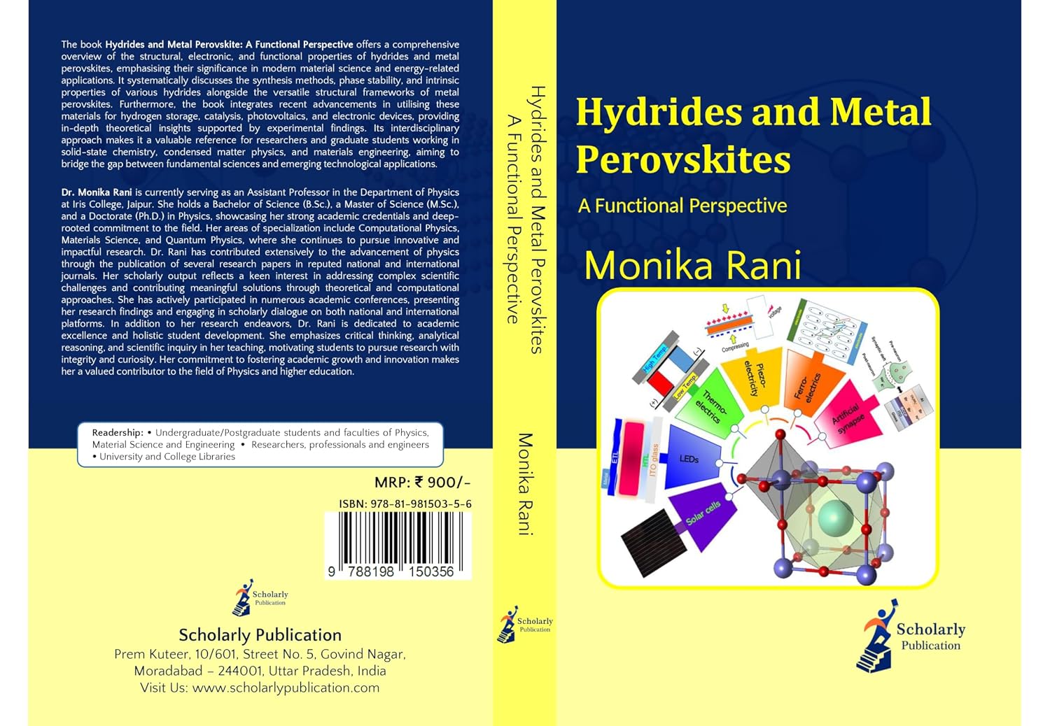 ler totalmente Hydrides and Metal Perovskites: A Functional Perspective (English Edition)