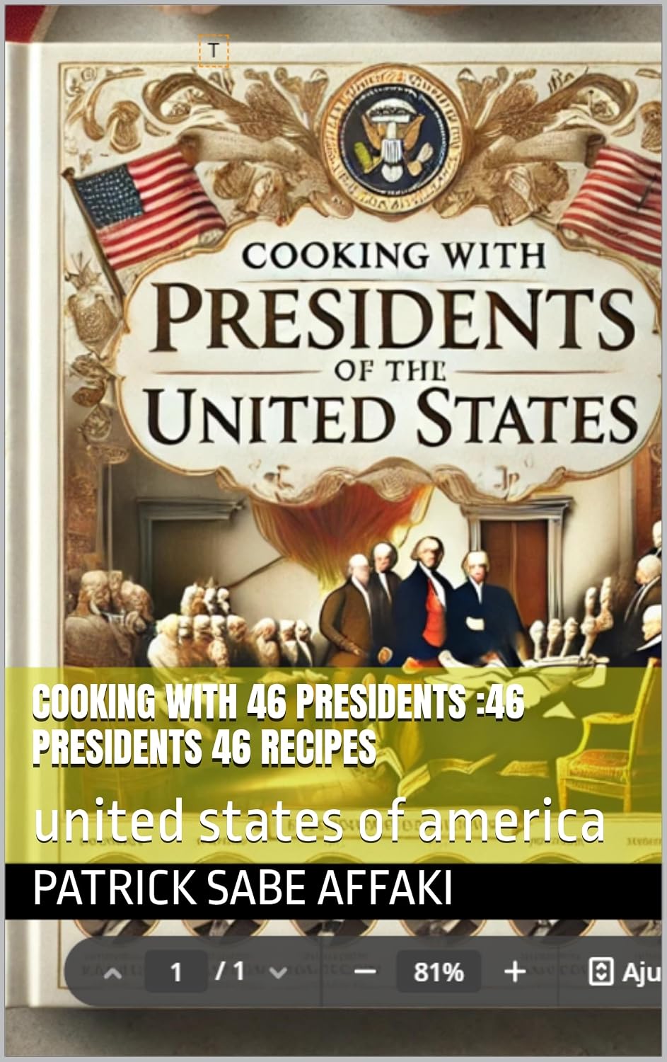 ler totalmente Cooking with 46 presidents:46 presidents 46 recipes: united states of america (English Edition)