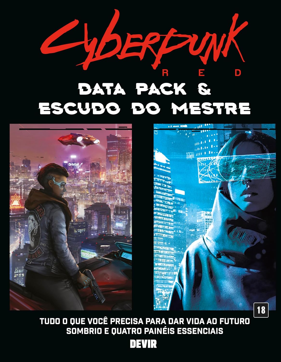 capítulo por capítulo baixar Cyberpunk Red: Data Pack e Escudo do Mestre