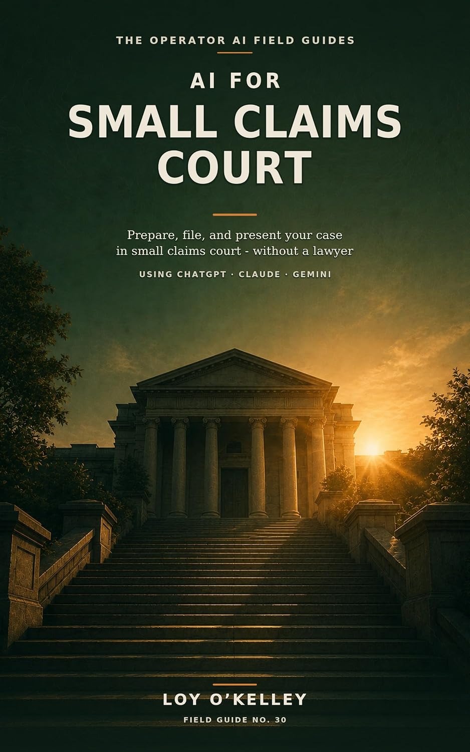 capítulo por capítulo baixar AI for Small Claims Court: How to Use ChatGPT, Claude, and Gemini to Prepare, File, and Present a Small Claims Case — Without a Lawyer (The Operator AI Field Guides Book 30) (English Edition)