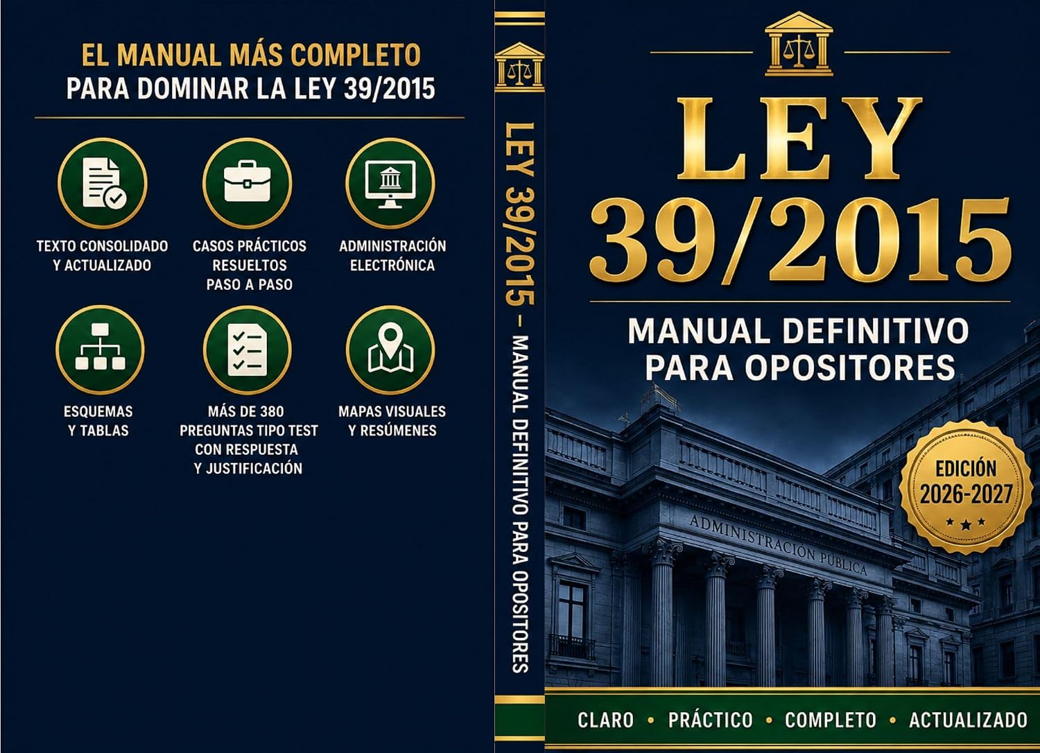 Ley 39/2015 para Oposiciones: Manual Definitivo del Procedimiento Administrativo Común: Teoría Actualizada, Casos Prácticos Resueltos y Más de 380 Preguntas... (Edición 2026-2027) (Spanish Edition) baixar o livro de graça