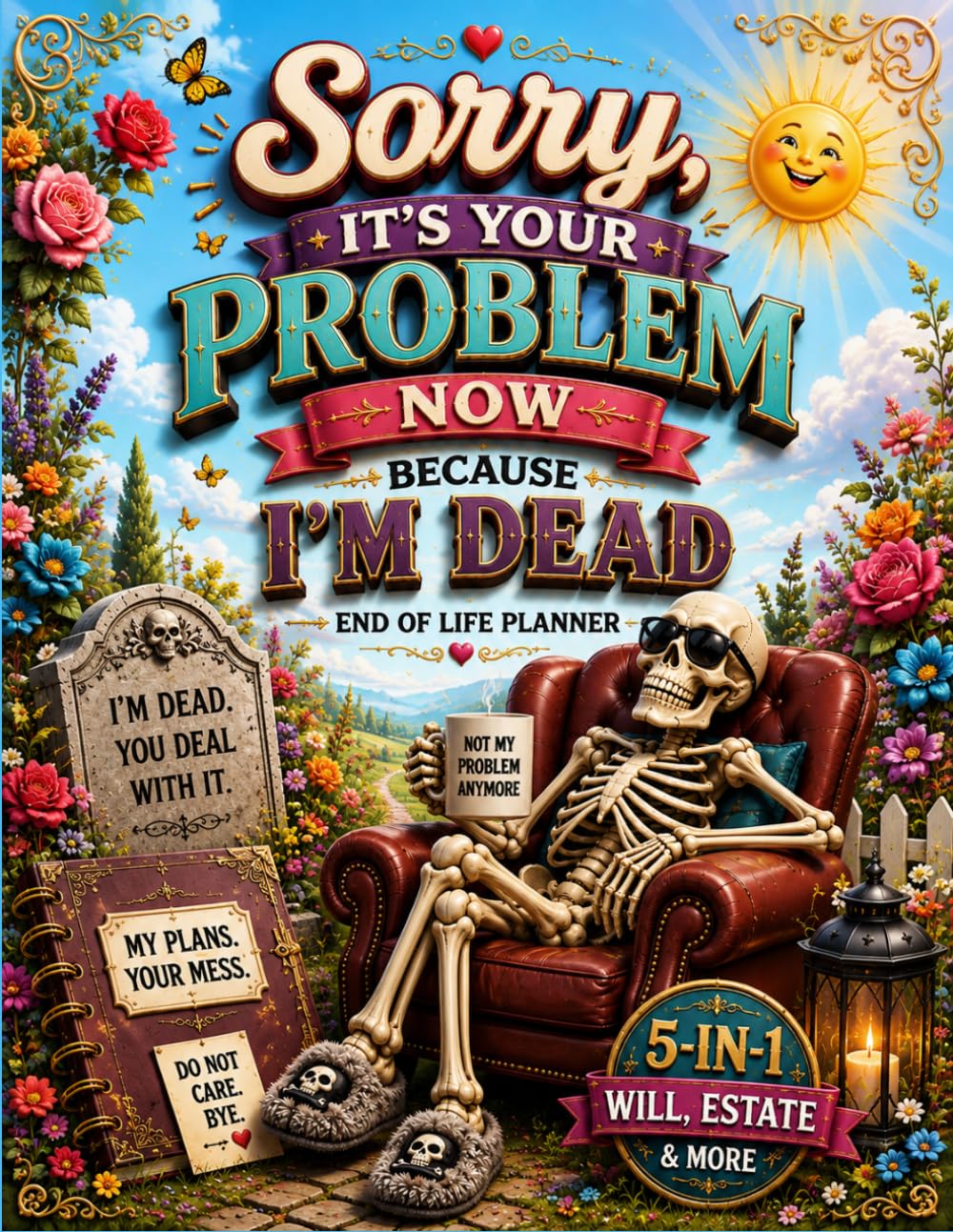 ler totalmente Sorry, It’s Your Problem Now Because I’m Dead: Leave Everything Important in One Easy-to-Find Place