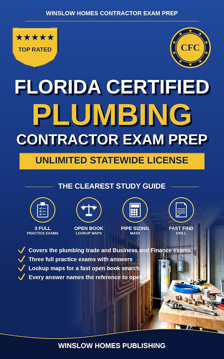 Florida Certified Plumbing Contractor Exam Prep: The Open Book Study Guide to Pass Your Plumbing Contractor Exam, With 500+ Practice Questions, 3 Full... Contractor Exam Prep) (English Edition) baixar o livro de graça
