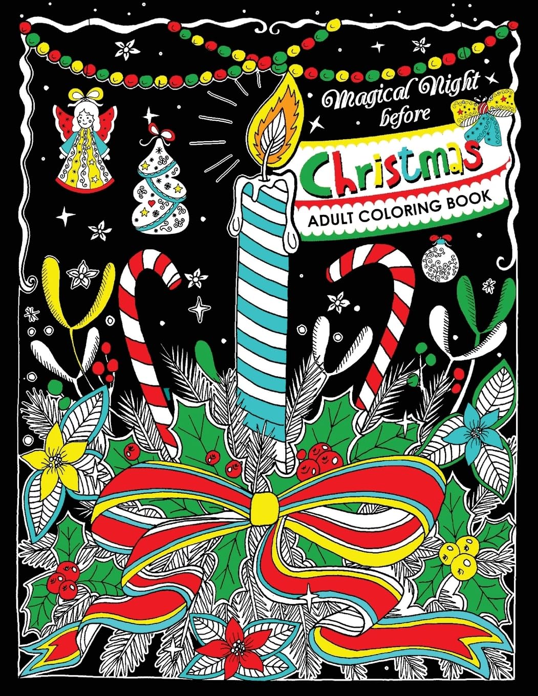 capítulo por capítulo baixar Adults Coloring Book: Magical Night before Christmas Fun and Relaxing Designs