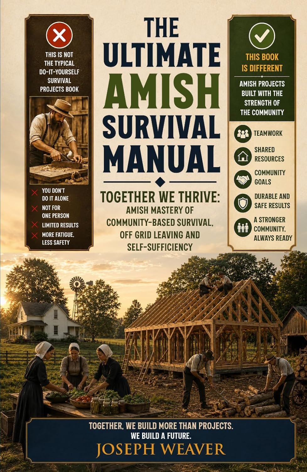 The Ultimate Amish Survival Manual: Together We Thrive - Amish Mastery of Community-Based Survival, Off-Grid Living and Self-Sufficiency baixar livro de graça