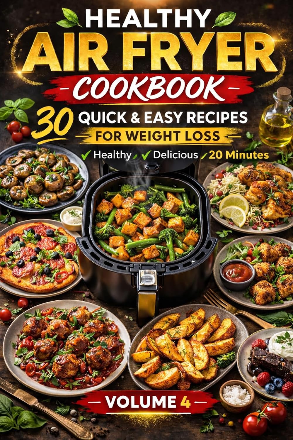 Healthy Air Fryer Cookbook: High-Protein Recipes for Healthy Weight Loss (Volume 4): 30 Quick and Easy Air Fryer Meals to Support a Healthy Lifestyle baixar livro de graça