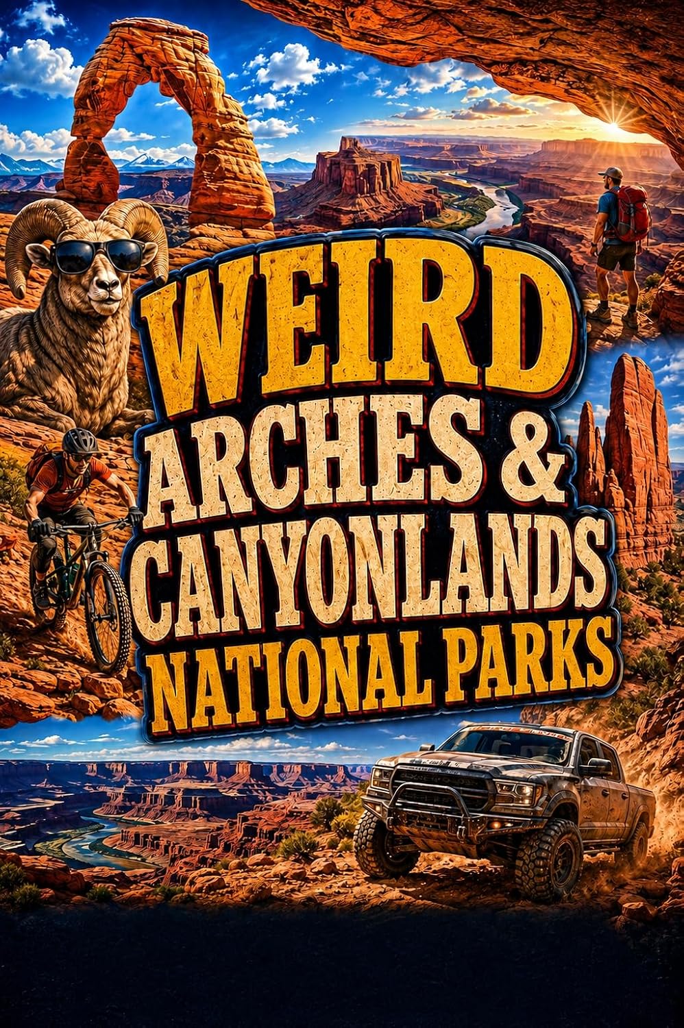 ler totalmente WEIRD ARCHES & CANYONLANDS NATIONAL PARKS: OFF-ROAD TRAILS, MOUNTAIN-BIKE ROUTES, WALKING ADVENTURES & STRANGE STORIES FROM MOAB'S RED-ROCK COUNTRY (SparkTrail... America Series Book 88) (English Edition)