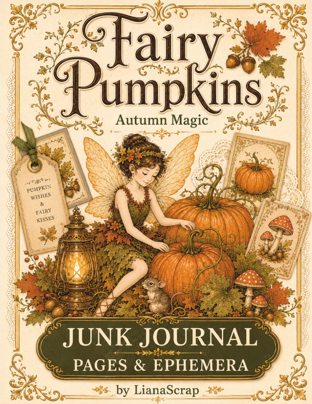 capítulo por capítulo baixar Fairy Pumpkins: Autumn Magic: Junk Journal Pages & Ephemera