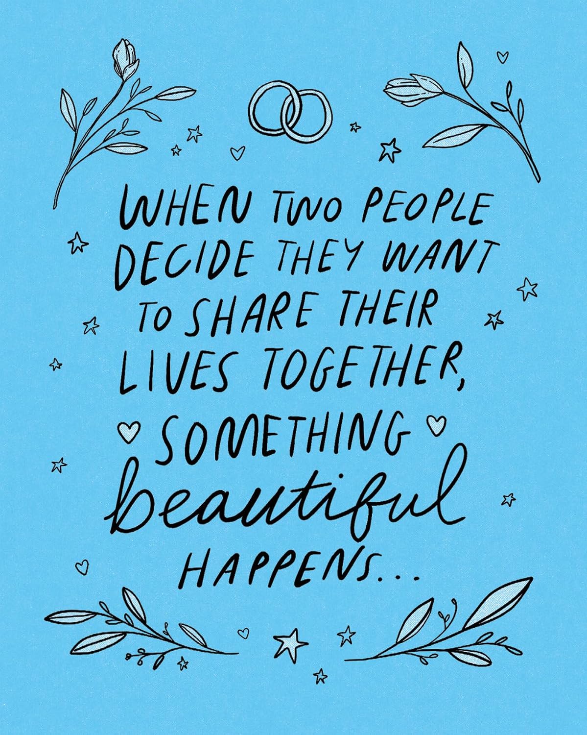 Humor Us Greeting Cards: Wedding - When two people decide (Pack of 6)