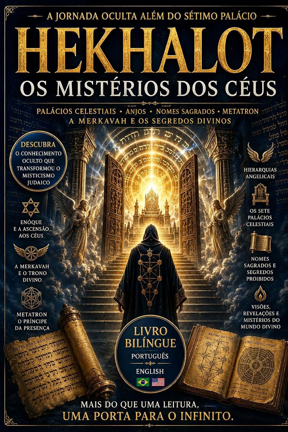 ler totalmente HEKHALOT: Os Sete Palácios Celestiais: Segredos da Jornada Celestial, dos Anjos, de Metatron e do Trono Místico de Deus
